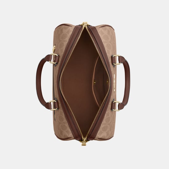 Rowan Large Satchel Bag In Signature Canvas - Image 3