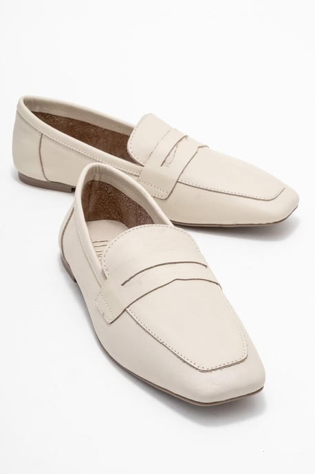 Morne Leren Loafers Dames - Image 1