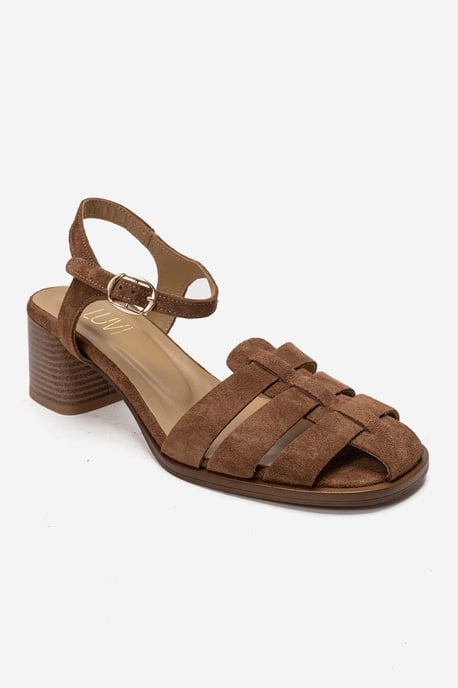 Devora Leather Block Heel Sandal - Image 3