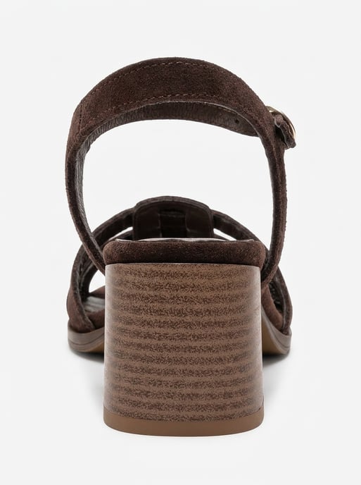Devora Leather Block Heel Sandal - Image 3