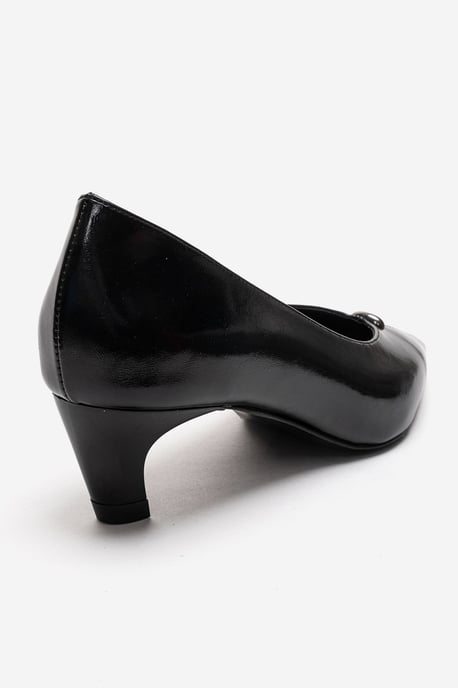 Versay Spetsig Tå Kitten Heel Pump - Image 5