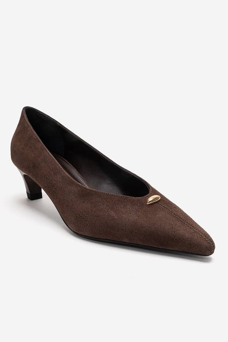 Versay Spetsig Tå Kitten Heel Pump - Image 3