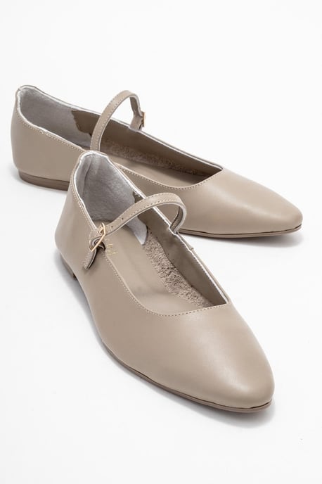 Lara Leren Mary Jane Platte Schoenen - Image 1