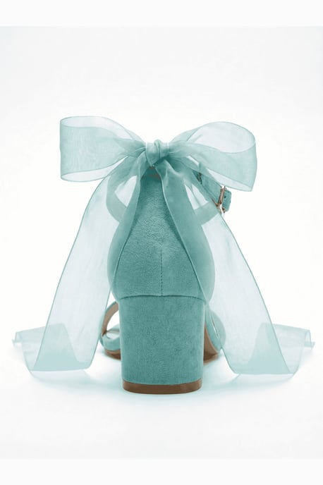 Rochelle Ivoor Bridal Sandalen with Ribbon - Image 3