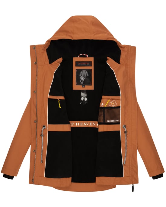 Marikoo women’s transitional jacket Babetaa Princess with hood - Image 6