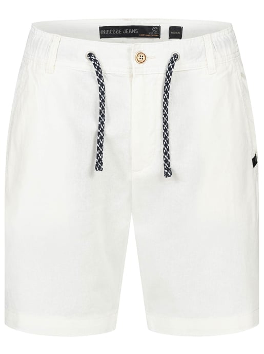 Indicode men’s shorts INBow linen-cotton blend with drawstring – light & breathable - Image 1