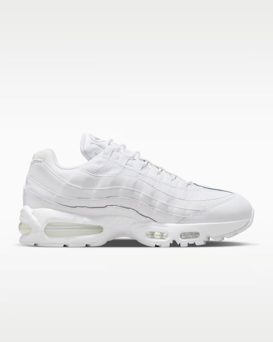 Nike Air Max 95 Trainers White - Image 3