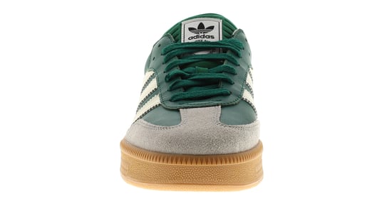 Adidas Originals Mens Trainers Samba Xlg Leather Lace Up emerald green white - Image 3