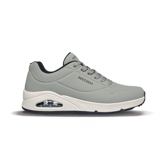 Skechers Uno - Stand On Air Mens Casual Trainers Olive Black - Image 3
