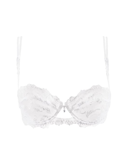 Lise Charmel Dressing Floral Half Cup Bra - Blanc - Image 3