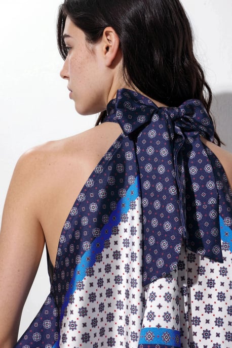 Halter Neck Sidenhalsdukstopp - Image 5