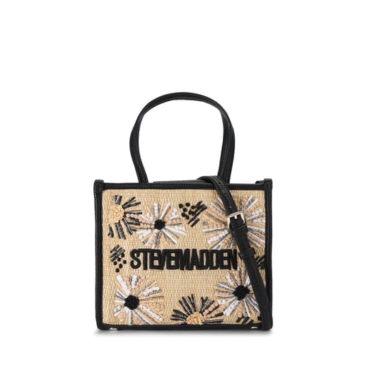 Decor Bag Black Raffia - Image 1