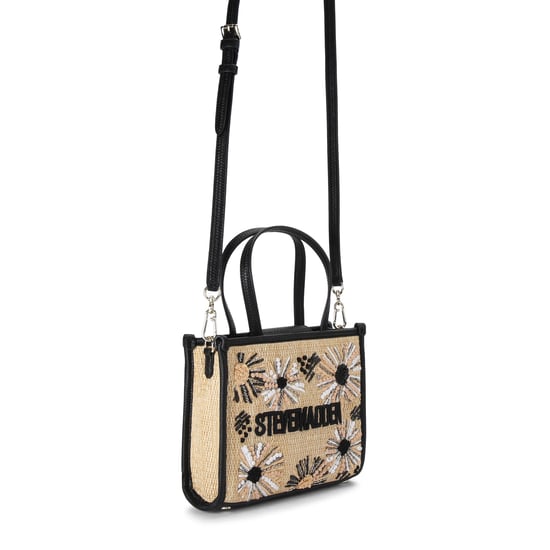 Decor Bag Black Raffia - Image 2