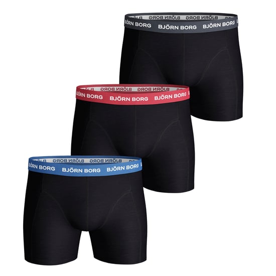 3 Pack Herr Coton Stretch Kalsonger Mjuka Vardagsunderkläder Shorts - Image 1