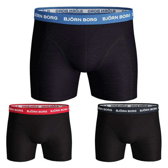 3 Pack Herr Coton Stretch Kalsonger Mjuka Vardagsunderkläder Shorts - Image 2