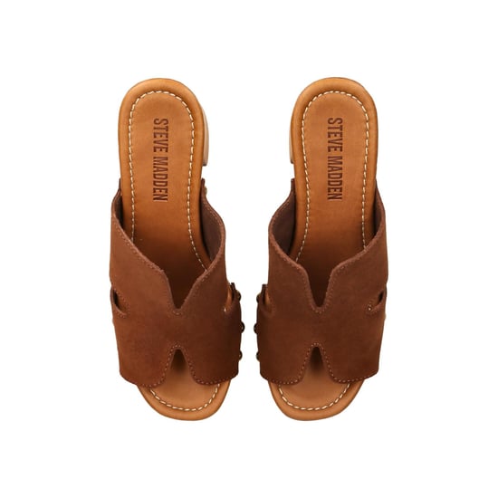 Suede Sunkissed Brown Suede Sandals - Image 2