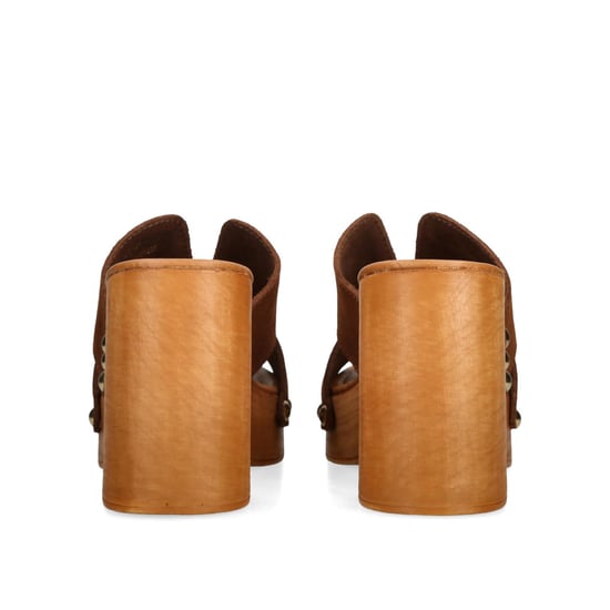 Suede Sunkissed Brown Suede Sandals - Image 3