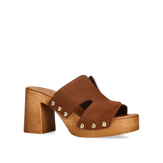 Suede Sunkissed Brown Suede Sandals - Image 4