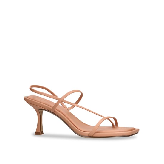 Satin Locke Tan Sandals - Image 1