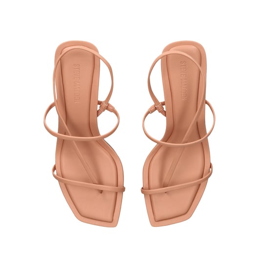 Satin Locke Tan Sandals - Image 2