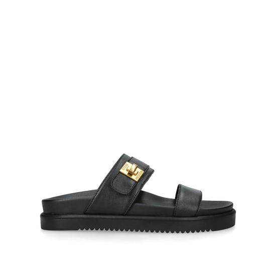 Leather Take Two Black Sandals - Image 1