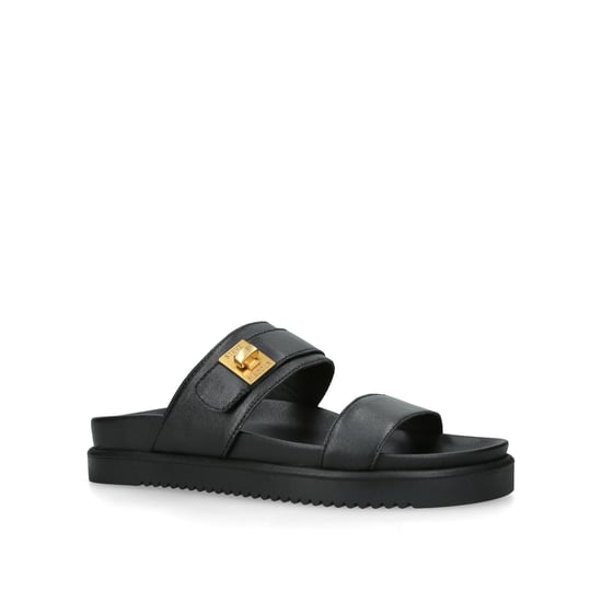 Leather Take Two Black Sandals - Image 4