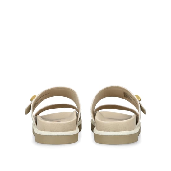 Suede Take Two Beige Suede Sandals - Image 3