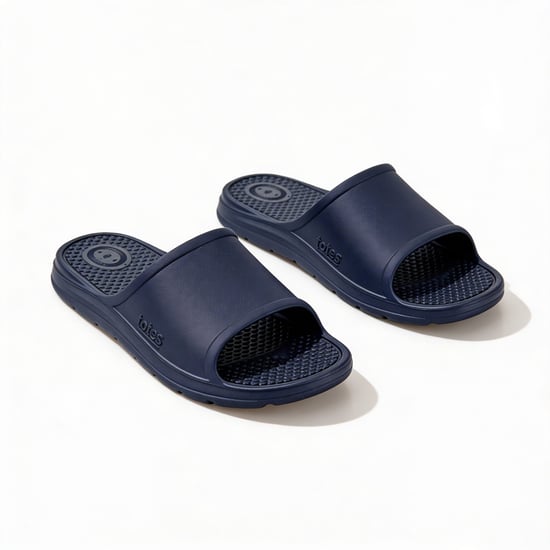 Totes Sol Bounce 0371p Mens Sliders Navy - Image 3