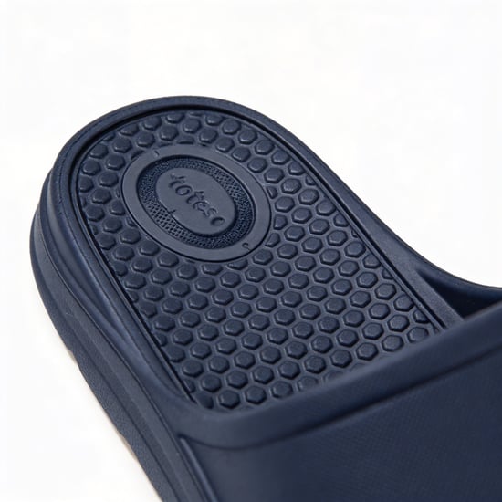 Totes Sol Bounce 0371p Mens Sliders Navy - Image 4