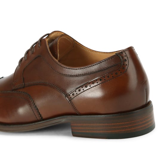 Leather Pedleton Brown Oxfords - Image 3