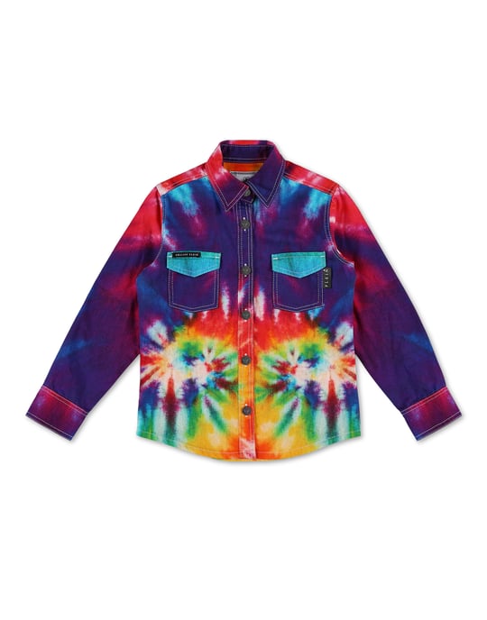 Denimskjorta Ls Tie Dye - Image 1
