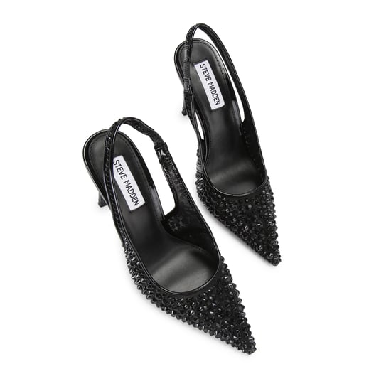 Reyes Embellished Black Heels - Image 2