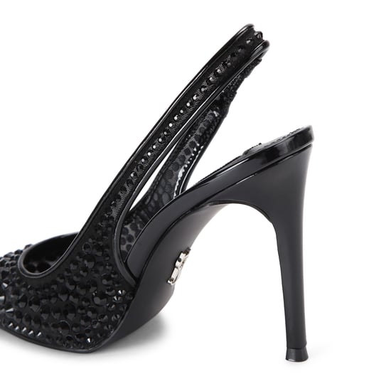 Reyes Embellished Black Heels - Image 3