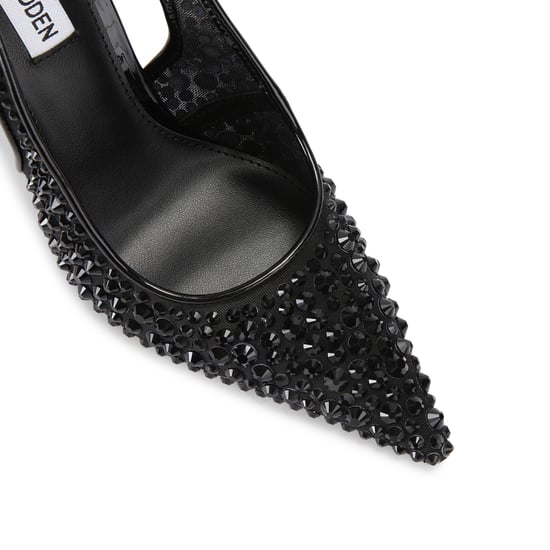 Reyes Embellished Black Heels - Image 4