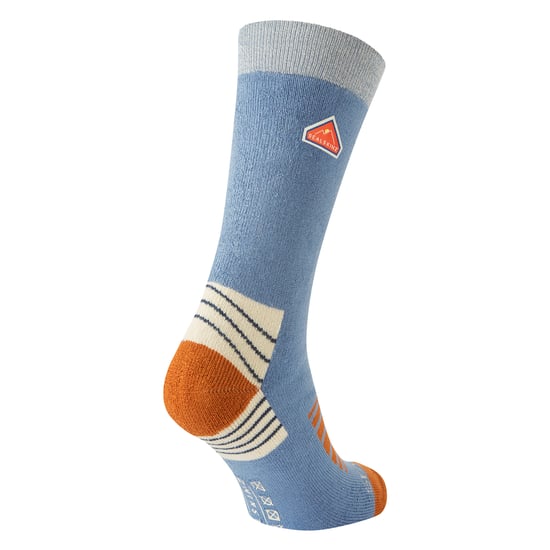 Single Layer Bamboo Mid Length Plain Hiking Socks for Men and Women - Image 2