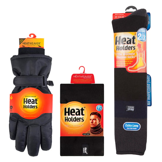 Heren Ski Set Nekwarmer Handschoenen & Thermische Skisokken Winterkleding - Image 2