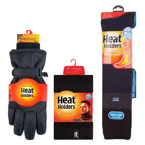 Heren Ski Set Nekwarmer Handschoenen & Thermische Ski Sokken Wintersportoutfit - Image 2