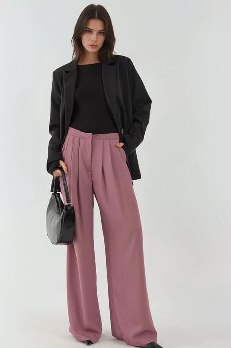 Plissé Wijde Pantalonbroek - Image 5