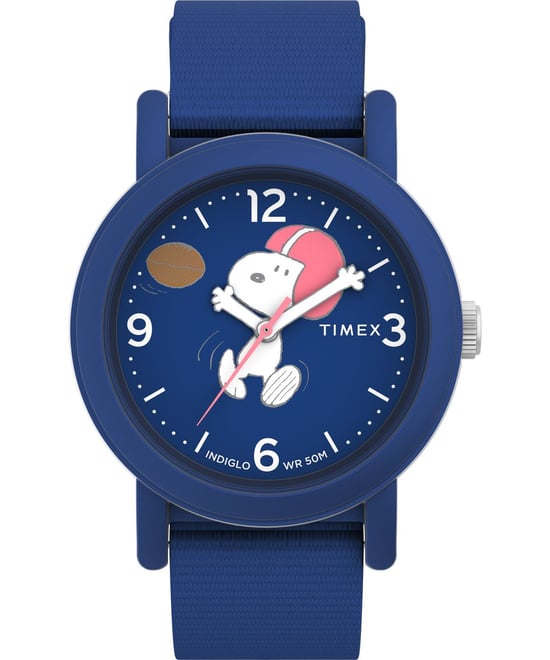 Timex Peanuts Originals Camper Unisex's Blue Watch TW2W48500 - Image 1