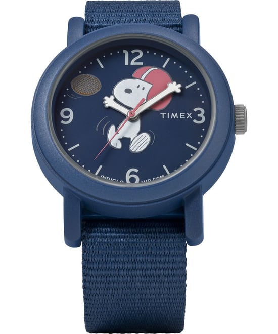 Timex Peanuts Originals Camper Unisex's Blue Watch TW2W48500 - Image 5