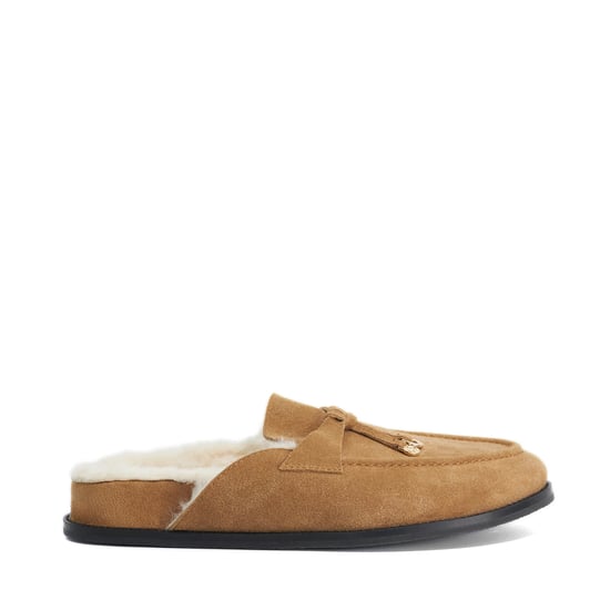 Dune Ladies Gravitas - Faux Fur Lined Backless Mule Loafer - Image 2