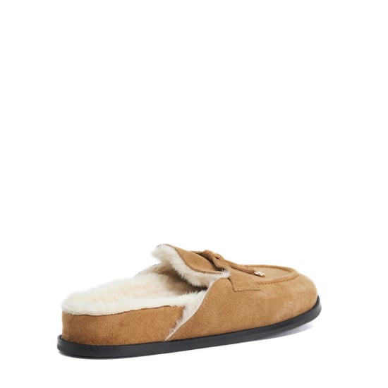 Dune Ladies Gravitas - Faux Fur Lined Backless Mule Loafer - Image 4