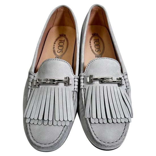 Tod's Fransloafers in Grijs Suède - Image 5