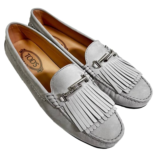 Tod's Fransloafers in Grijs Suède - Image 6
