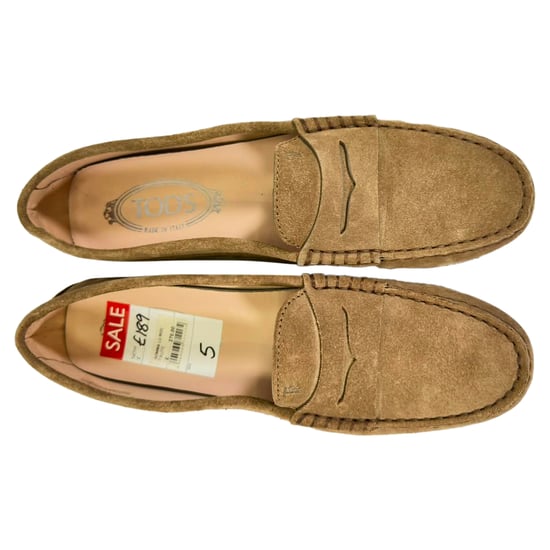 Tod's City Gommino Loafers in Bruin Suède - Image 4