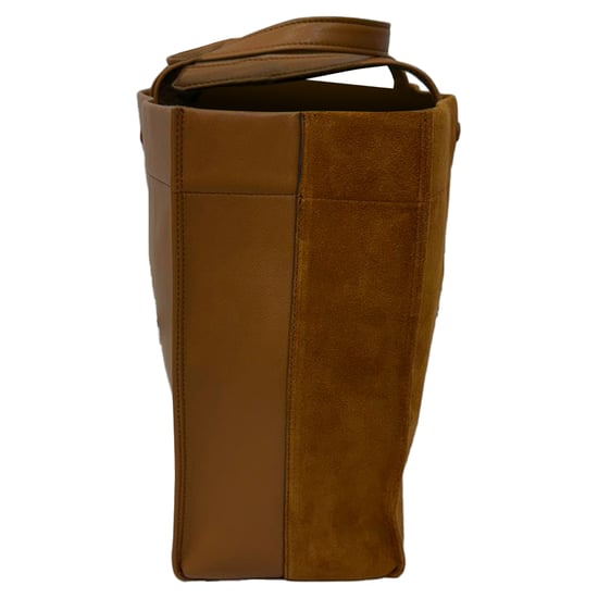 Anya Hindmarch Large Mortimer Tote Bag in Brown Suede - Image 3