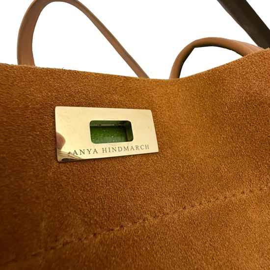 Anya Hindmarch Large Mortimer Tote Bag in Brown Suede - Image 6