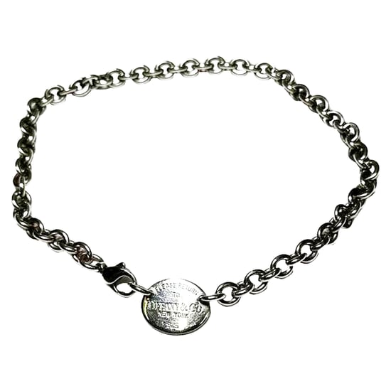 Tiffany & Co. Return to Tiffany Oval Tag Necklace in Sterling Silver - Image 2