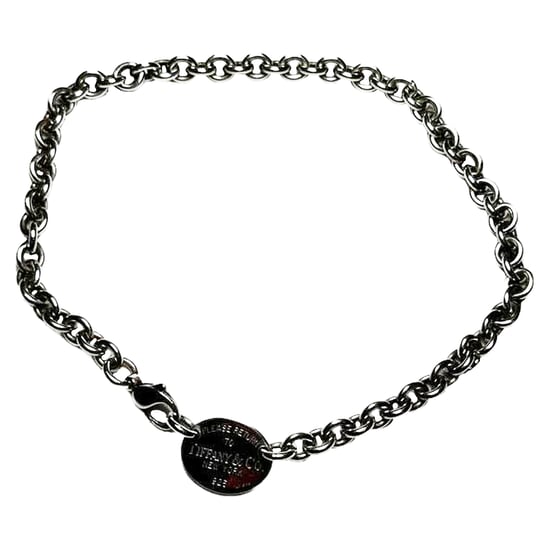 Tiffany & Co. Return to Tiffany Oval Tag Necklace in Sterling Silver - Image 4