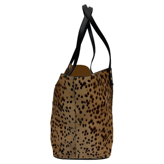 Chloé Leopard-Print Tote Bag in Brown Pony Hair - Image 4
